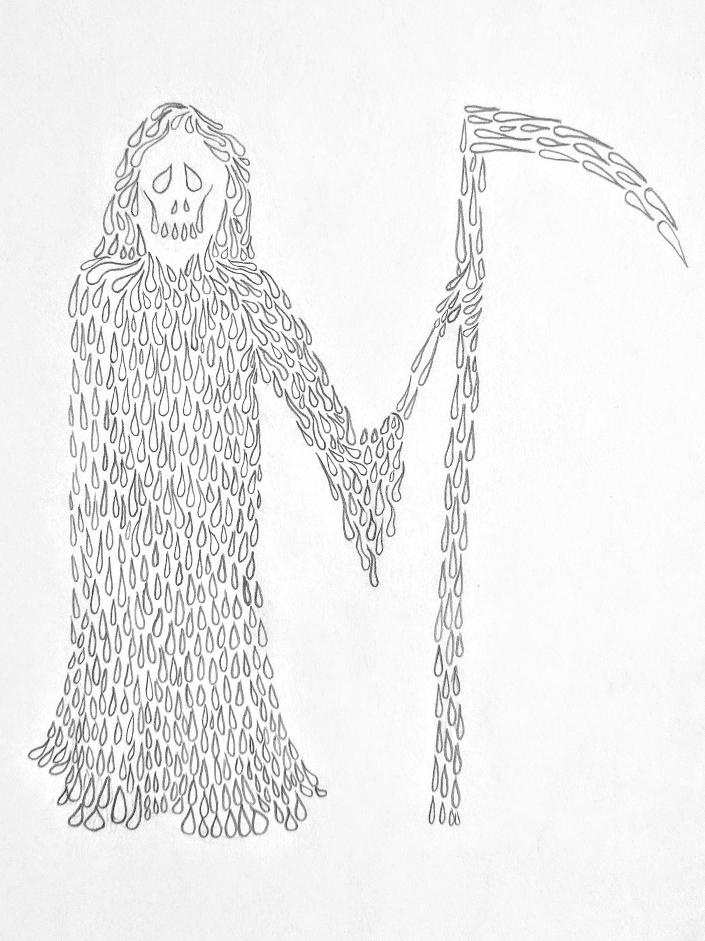 Grim Reaper made of tears
