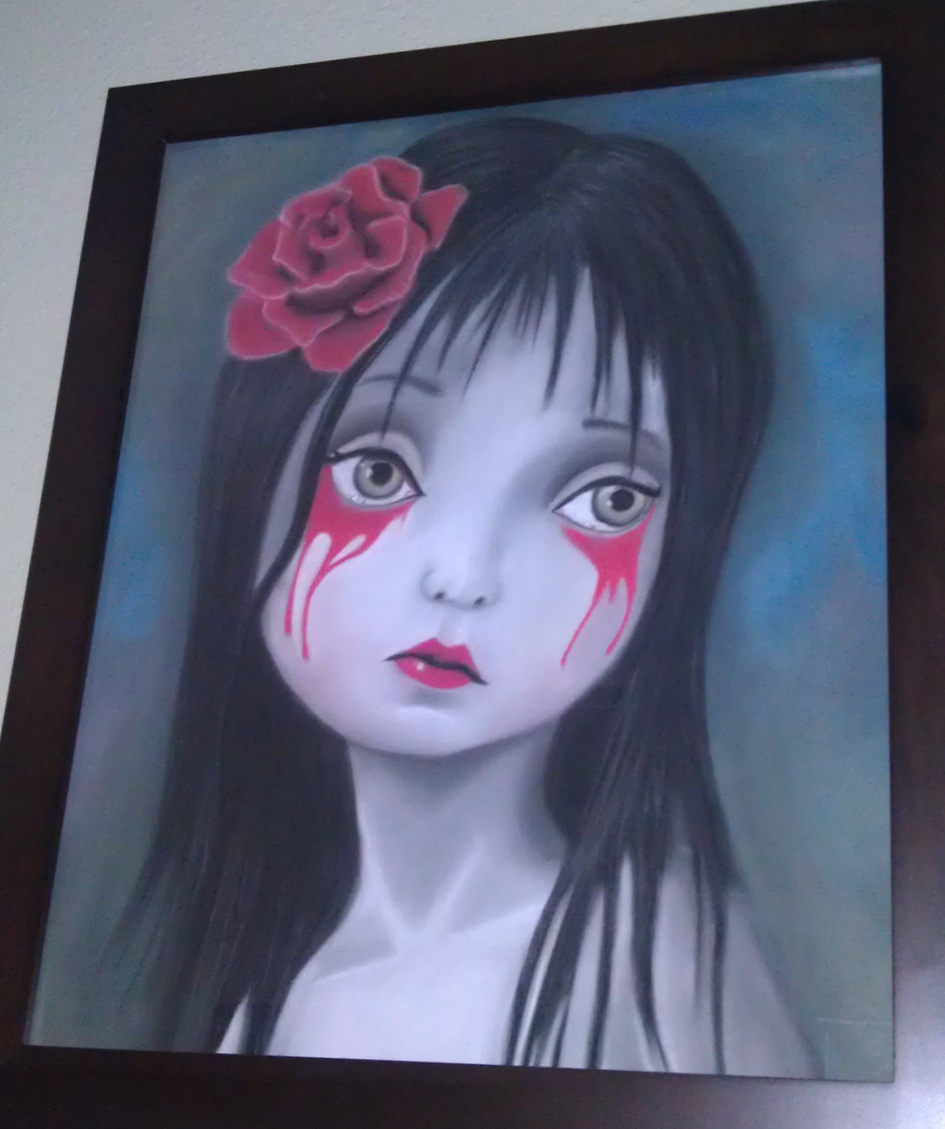 A copy/study of Mark Ryden's Rose painting